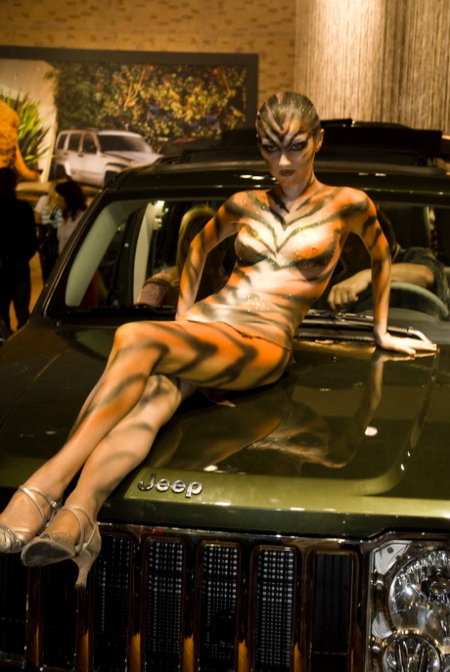Tygřice na autosalonu MIMS 2008 a další fotky