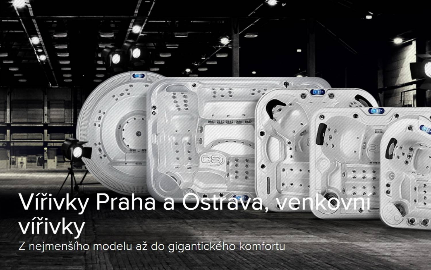 Vířivky a vířivé vany od SPA STUDIA skladem